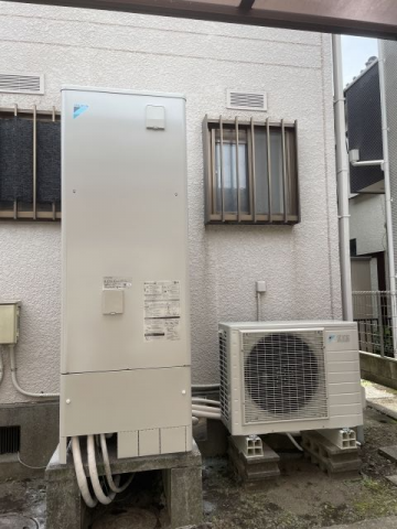 エコキュート交換工事　神奈川県相模原市中央区　EQ37WFV-set