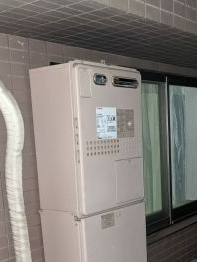 ガス給湯器交換工事　千葉県松戸市　GTH-C2459SAW3H-1-BL-13A - Before