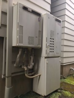 ガス給湯器交換工事　神奈川県逗子市　GT-2060SAWX-2-BL-set-13A - Before