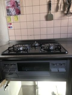 ビルトインガスコンロ交換工事　宮城県仙台市若林区　PKD-N34V-13A - After