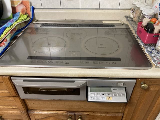 IHクッキングヒーター交換工事　宮城県仙台市青葉区　HT-M8STWF-S - Before