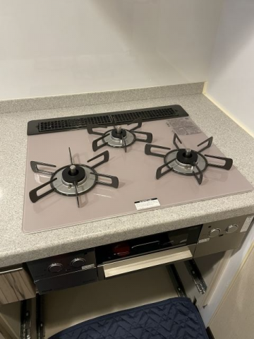 ビルトインガスコンロ交換工事　大阪府大阪市中央区　RHS31W32L24RSTW-13A