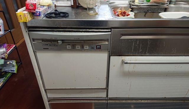 ビルトイン食洗機交換工事　長野県上田市　NP-45MS9S-koujiset - Before