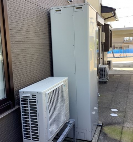 エコキュート交換工事　石川県かほく市　EQ46WFVE-set - Before