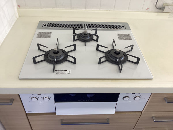 ビルトインガスコンロ レンジフード交換工事　福岡県福岡市東区　N3S12PWASYWHE-13A