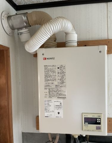 ガス給湯器交換工事　福島県南会津郡只見町　GT-2451SAWX-FF-2BL-LPG - Before