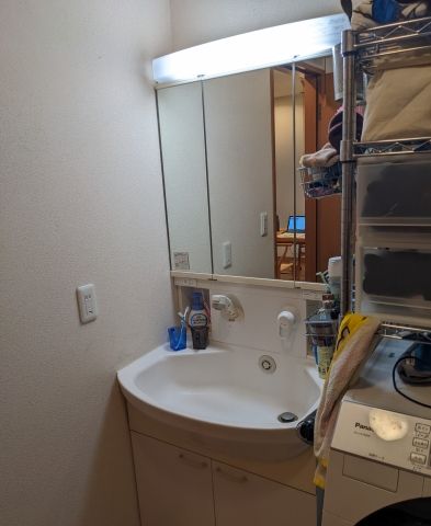 洗面化粧台 蛇口 エコキュート交換工事　富山県富山市　EQ37WFV-set - Before