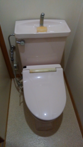 トイレ交換工事　静岡県磐田市　01 - Before