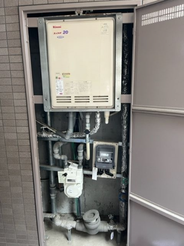 ガス給湯器交換工事　福岡県福岡市中央区 - After