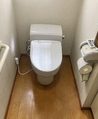 便座交換工事　千葉県四街道市　TCF4833S-NG2