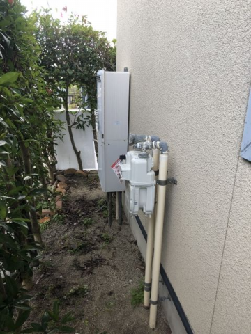 ガス給湯器 ビルトインガスコンロ交換工事　宮城県仙台市泉区 - Before