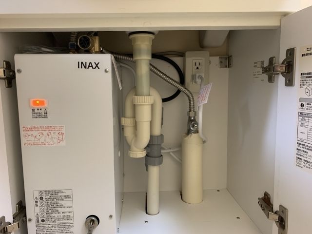 小型電気温水器交換工事　兵庫県神戸市東灘区　EHPK-F6N5 - After
