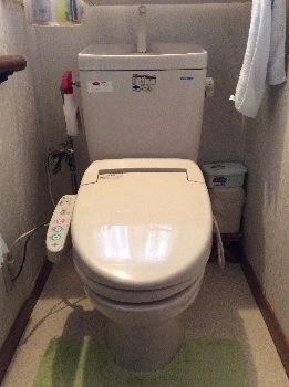 トイレ交換工事　静岡県掛川市　01 - Before