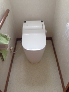 トイレ交換工事　静岡県掛川市　01