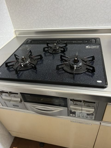 ビルトインガスコンロ交換工事　東京都杉並区　N3WT6RWASC-13A - Before