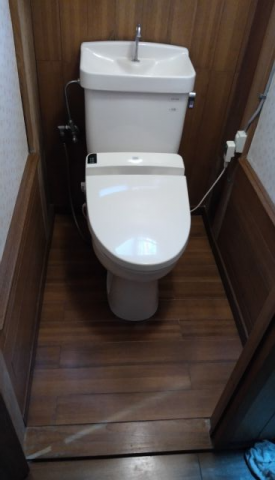 トイレ交換工事　千葉県松戸市　CS232BM-SH233BA-NW1 - Before