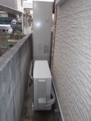 エコキュート交換工事　愛媛県松山市　EQN46WFV-set