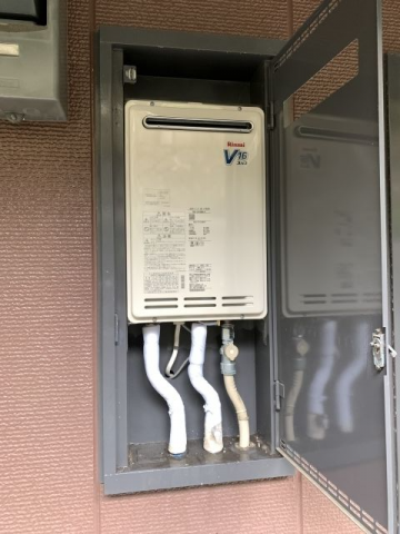 ガス給湯器交換工事　神奈川県横須賀市　RUK-V1610BOX-E-set-13A - After