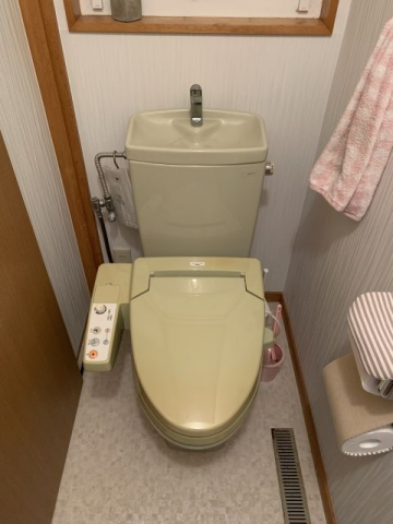 トイレ交換工事　栃木県宇都宮市　YBC-S40H-DV-S816H-N-BW1 - Before
