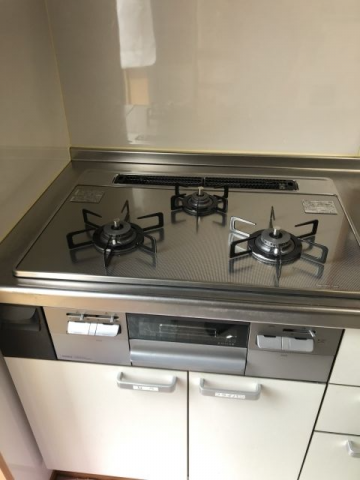ビルトインガスコンロ ガス給湯器交換工事　福島県西白河郡西郷村　N3WT7RWASKSIC LPG - After