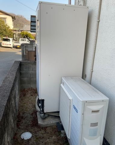 エコキュート交換工事　広島県福山市　EQ37WSV-set - Before