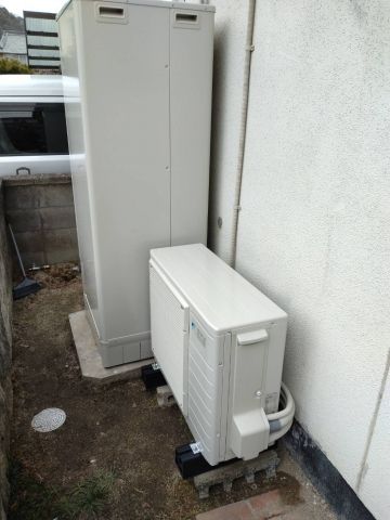 エコキュート交換工事　広島県福山市　EQ37WSV-set - After