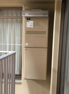 ガス給湯器交換工事　大阪府吹田市　GTH-2454SAWD-BL-set-13A - Before