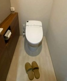 トイレ交換工事　静岡県熱海市　CES9510F-N-NW1