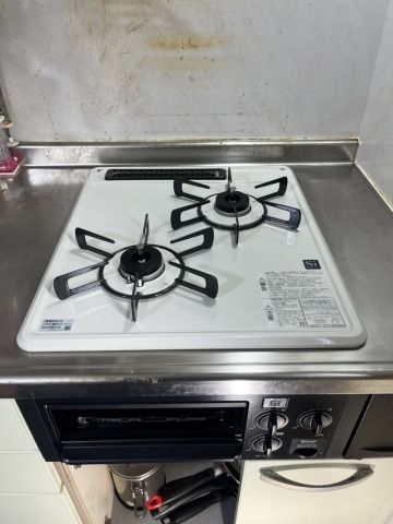 ビルトインガスコンロ交換工事　神奈川県横須賀市　RB2K3H3SB-13A - After