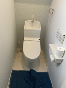 トイレ交換工事　兵庫県尼崎市　YBC-Z30S-DT-Z350-BW1 - After