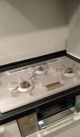 ビルトインガスコンロ交換工事　愛知県名古屋市守山区　RHS71W31E13VCSTW-13A - Before