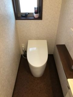トイレ交換工事　愛知県豊橋市　CES9720F-N-NW1
