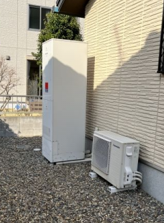 エコキュート交換工事　茨城県鹿嶋市　HE-JPU46KQS-koujiset - Before