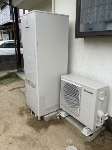 エコキュート交換工事　広島県広島市安佐北区　HE-NSU37KQS-koujiset - After