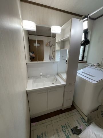 洗面化粧台交換工事　岡山県岡山市南区　LDPB075BAGE-set4-A - After