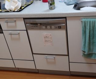 ビルトイン食洗機交換工事　徳島県板野郡北島町　EW-45R2S - Before