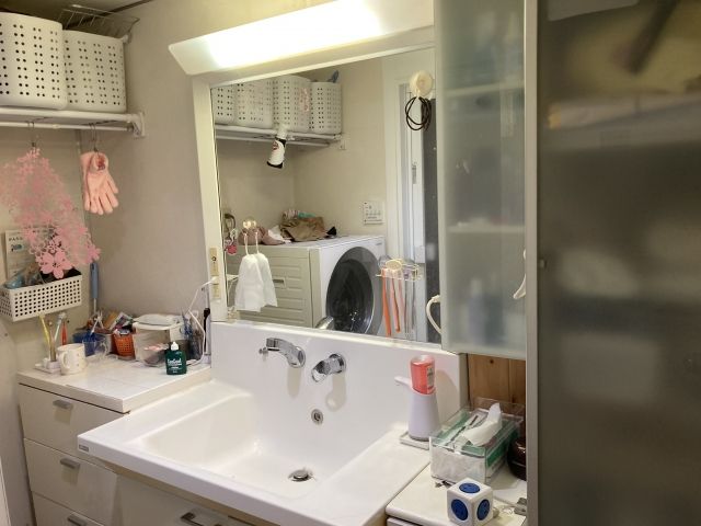 洗面化粧台交換工事　千葉県千葉市美浜区　BSRH90TNSSWCWTSI - Before
