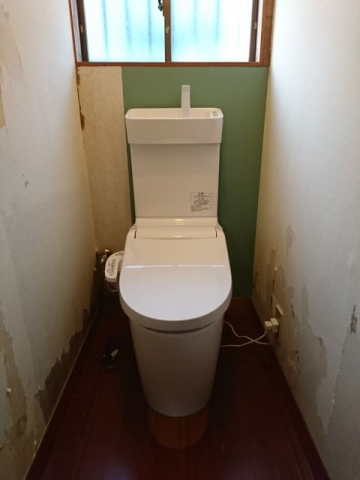 トイレ交換工事　千葉県銚子市　XCH3015RWST