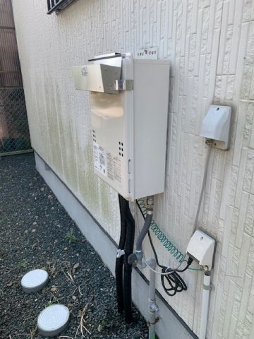 ガス給湯器交換工事　静岡県磐田市　GQ-1639WS-1-set-13A - After