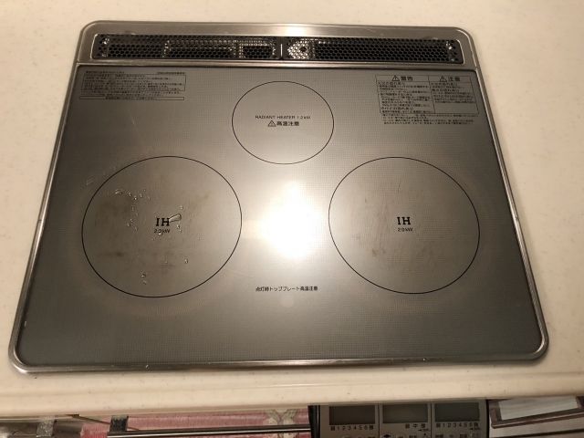 IHクッキングヒーター交換工事　福岡県糸島市　KZ-G32AST - Before