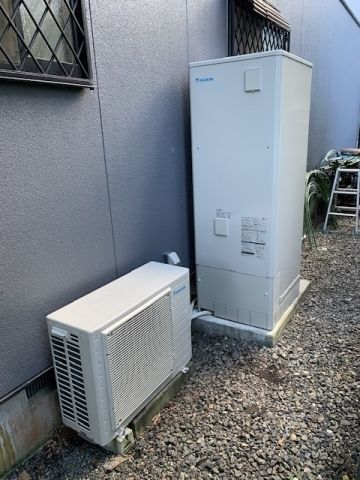 エコキュート交換工事　静岡県静岡市葵区　EQN37XFV-set