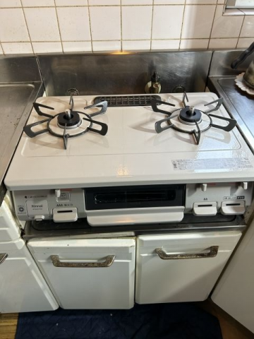 ビルトインガスコンロ ビルトインガスコンロ交換工事　東京都町田市　RT64JH7S2-C-L-13A - After