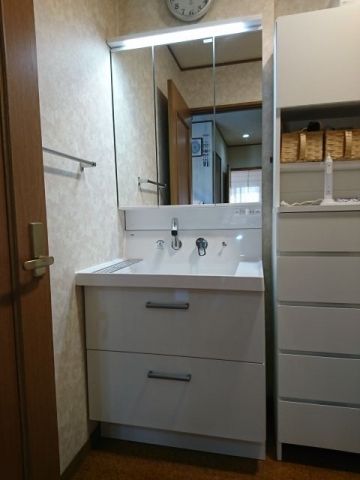 洗面化粧台交換工事　千葉県君津市　AR3FH-755SY-set-YS2H - After