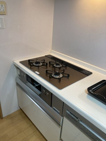 ビルトインガスコンロ交換工事　大阪府泉南市　RHS71W32L23RASTW-13A
