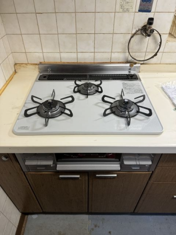 ビルトインガスコンロ交換工事　大阪府枚方市　PD-509WS-60CV-13A - After