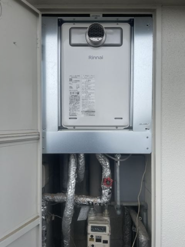 ガス給湯器 蛇口交換工事　福岡県小郡市　RUJ-A1610T-A-set-LPG - After