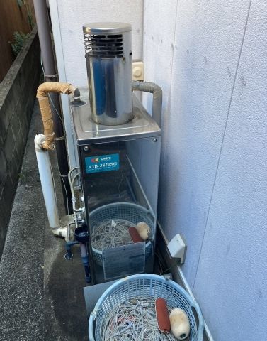 石油給湯器交換工事　和歌山県田辺市　OTX-4717YSV - Before