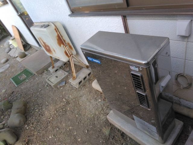 石油給湯器交換工事　群馬県安中市　KIBF-3970D-set - Before