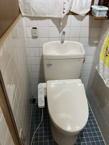 トイレ交換工事　大阪府高槻市　CS232B-SH233BA-SC1