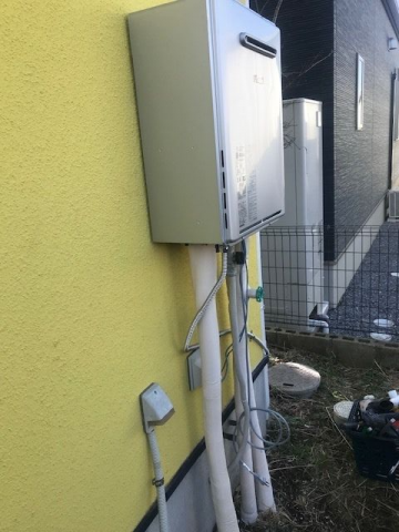 ガス給湯器 ビルトインガスコンロ交換工事　千葉県八街市　RUF-E2406SAW-A-set-LPG - After